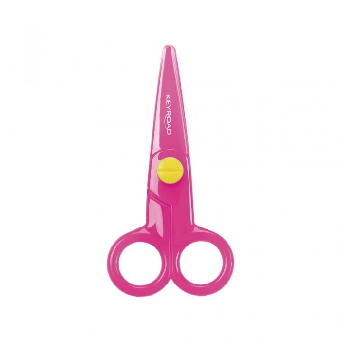 Foarfeca Keyroad Kids KR970962, 13.0cm, plastic, prescolari, diverse culori, blister [3]