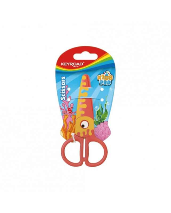 Foarfeca plastic Keyroad Kids Pro, Peste portocaliu, 1 bucata/blister [1]