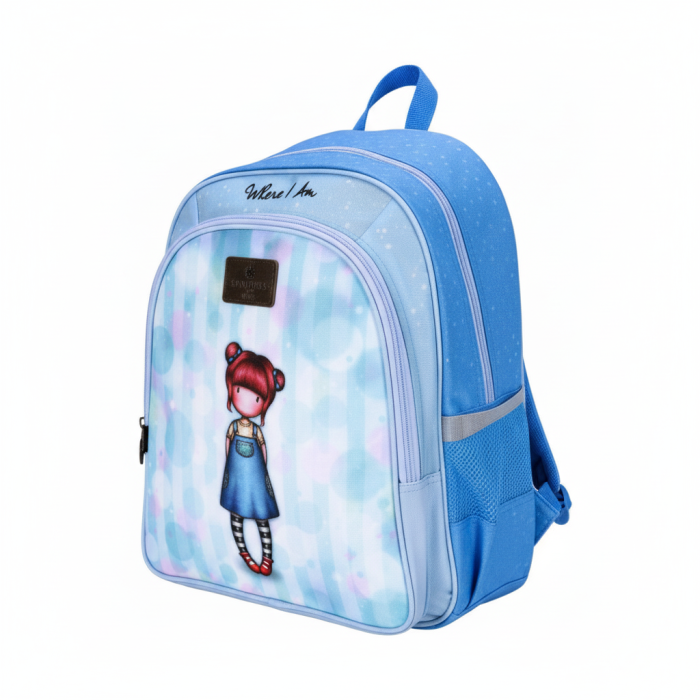 Ghiozdan de gradinita Gorjuss, Where Am I bleu [3]