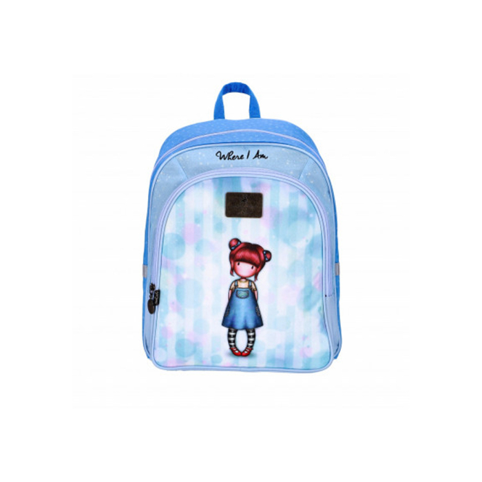 Ghiozdan de gradinita Gorjuss, Where Am I bleu [2]