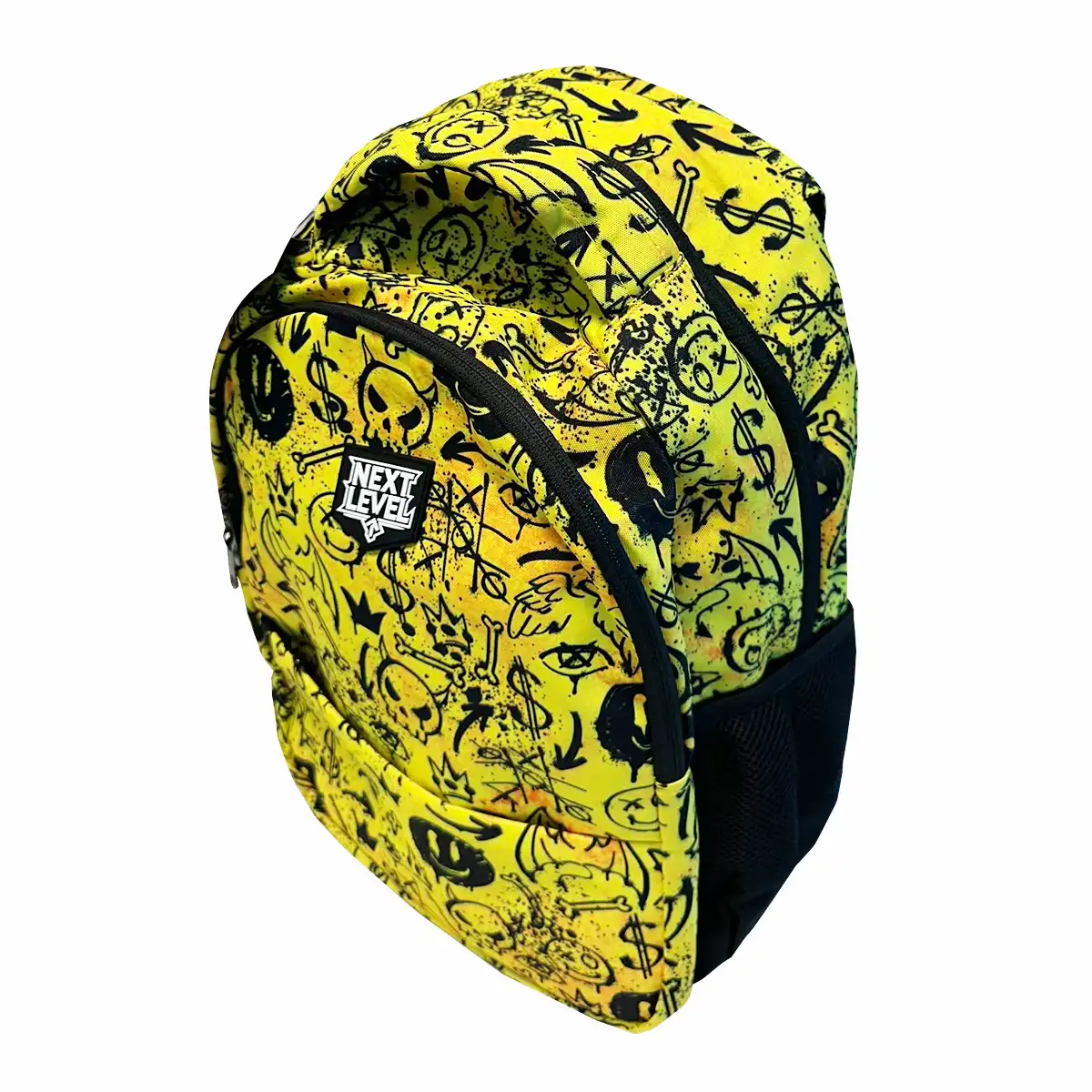 Ghiozdan Next Level 2 compartimente 48x33x20cm design galben [3]