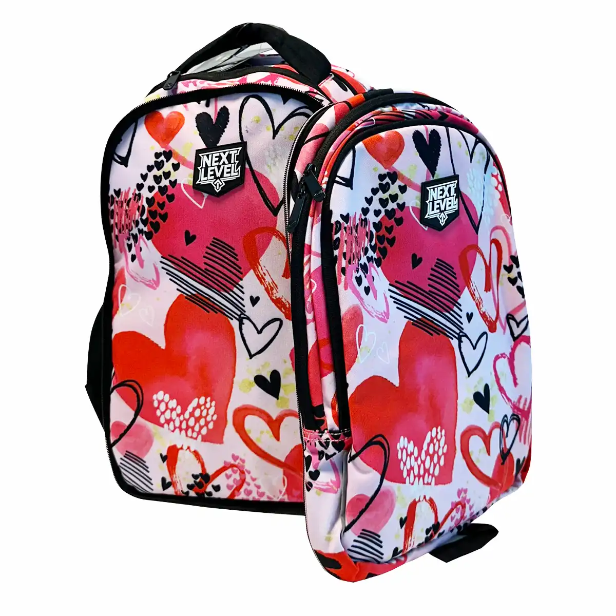 Ghiozdan Next Level 2in1 colectia Heart Queen 4comp 48x33x23cm [5]