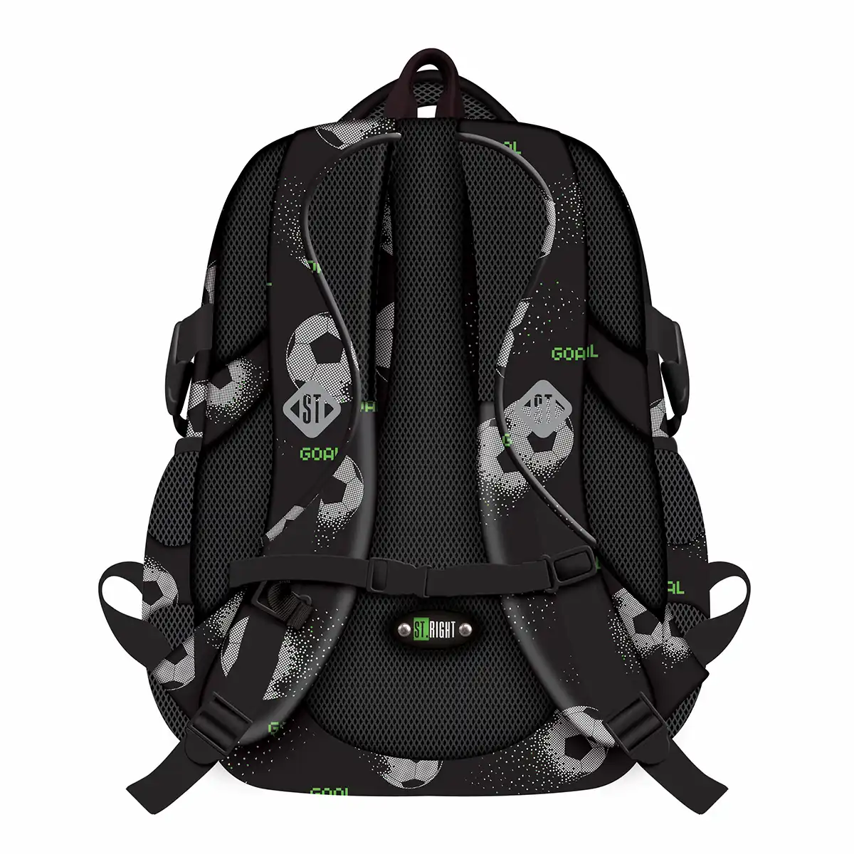 Ghiozdan scolar Majewski ST Right, Pixel Balls, 4 compartimente, 43x32 cm [2]