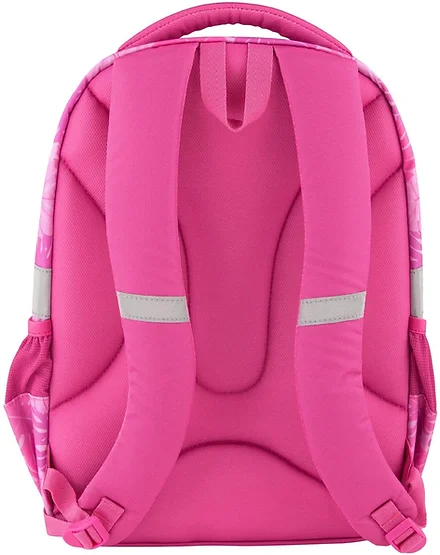 Ghiozdan scolar roz cu paiete reversibile Tropical [3]