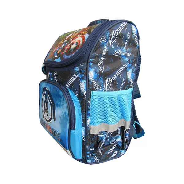 Ghiozdan St.Majewski Avengers 36cm , 1 compartiment, 1 buzunar, albastru [3]