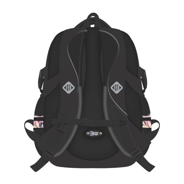 Ghiozdan St.Majewski St.Right Colour Anime, 42cm, 4 compartimente, negru [2]