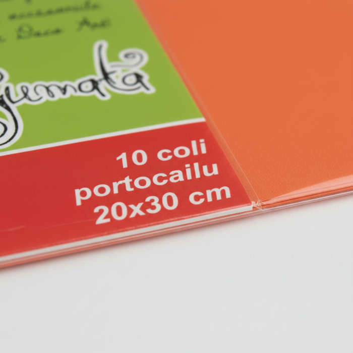 Hartie Gumata 10 coli, Daco Portocaliu (HG401P) [2]