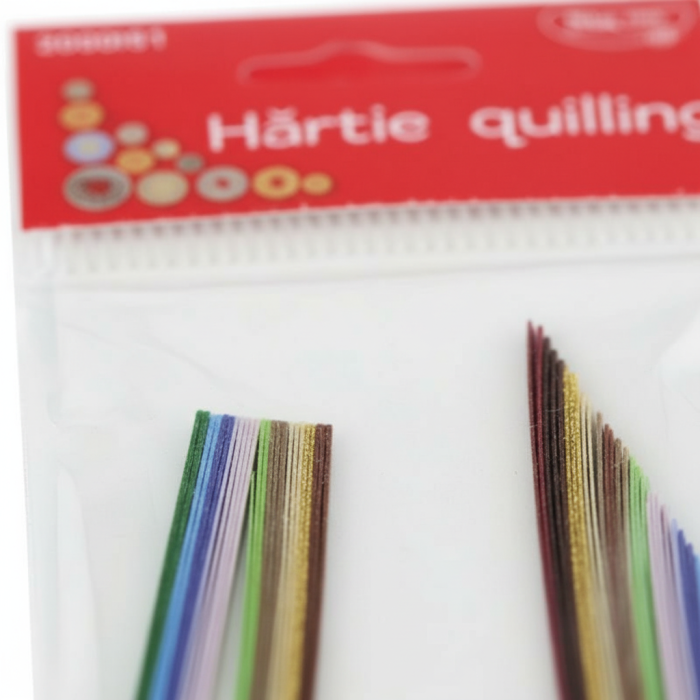 Hartie Quilling 50x0.5cm 100/set DACO HR914 [2]