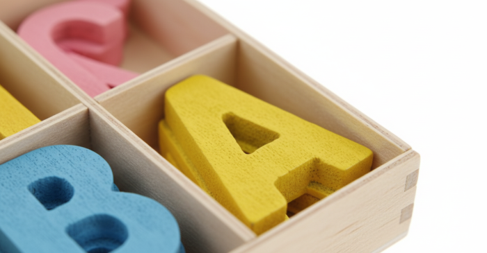 Litere Colorate din Lemn 26x4 [3]