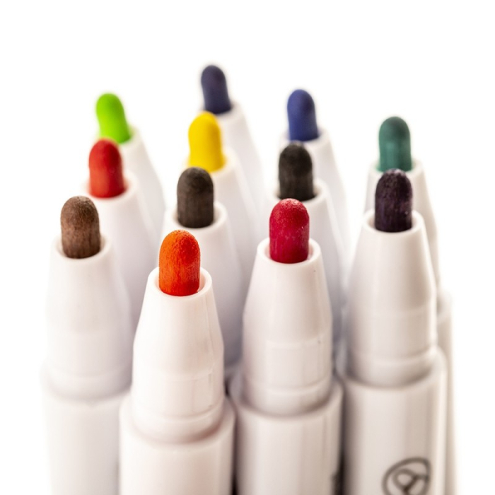 Marker tabla magnetica set 12 cu burete [3]