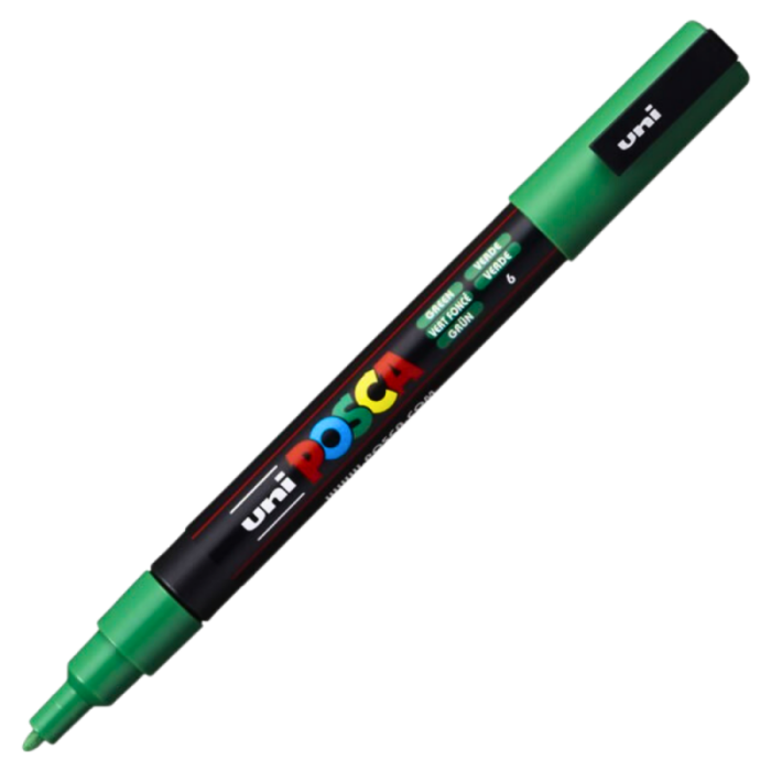 Marker UNI PC-3M Posca 0.9-1.3 mm, set 4 culori [3]
