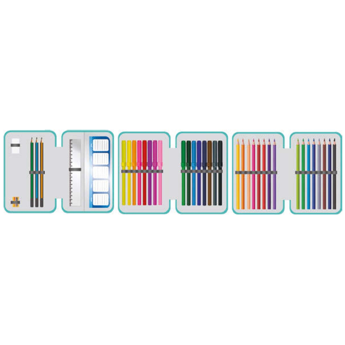 Penar echipat, 3 fermoare, 39 piese, UNICORN [2]