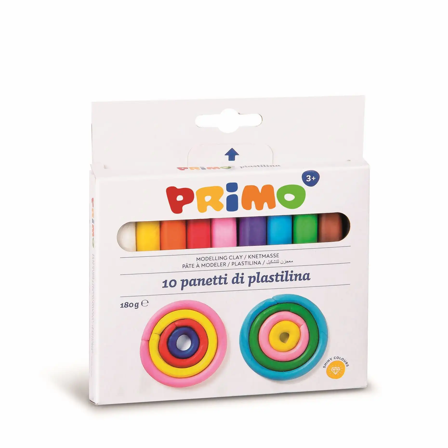 Plastilina Morocolor Primo, 10 culori/cutie [1]