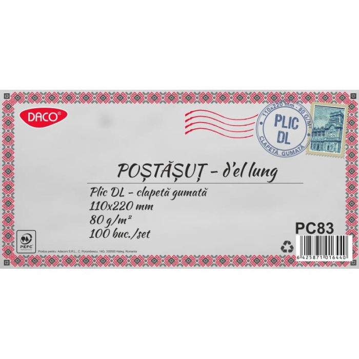 Plic DL Gumat Set 100 Daco (PC83) [2]