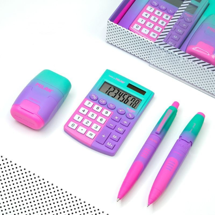 Set cadou calculator Sunset roz Milan [3]