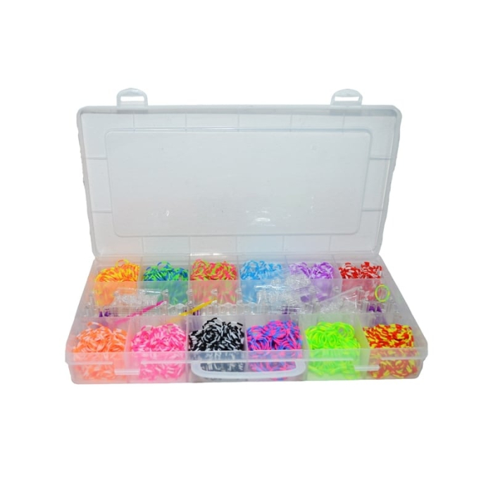 Set creativ elastice, 2400 piese/cutie [2]