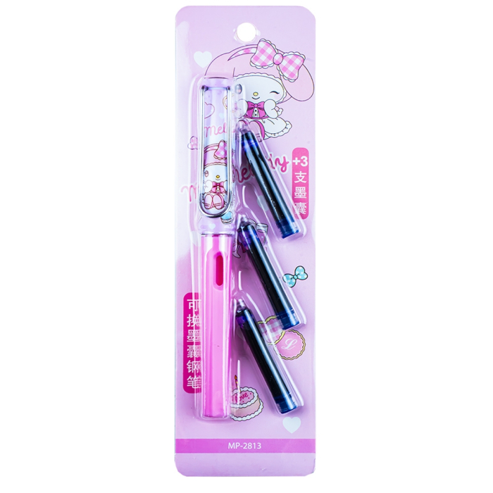 Stilou cu 3 rezerve pe blister, My melody [4]