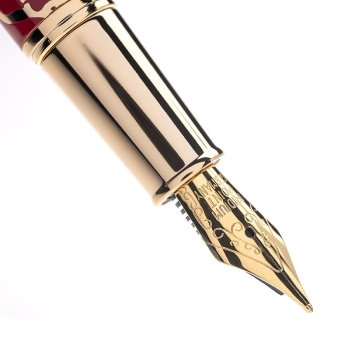 Stilou Daco Metalic Trandafir Rosu ST112R [3]
