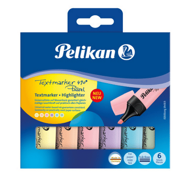 Textmarker Culori Pastel Set 6 [2]