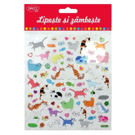 Abțibilduri creative - Abtibild – AB042 Pisicute