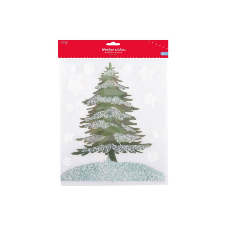 Abțibilduri creative - Abtibild - AB633 Abtibilduri Fereastra, Brad