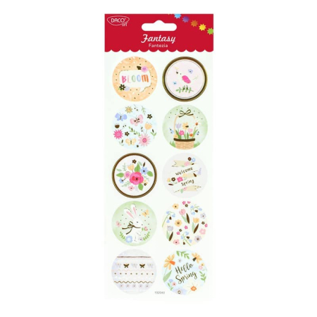 Abțibilduri creative - Abtibild - AB906 Primavara Fantezia Daco