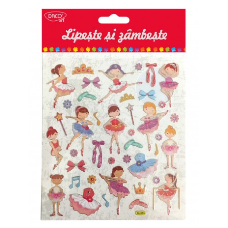 Creative & hobby - Abtibild - Balerine, lipeste si zambeste DACO AB024