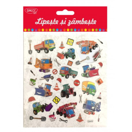 Creative & hobby - Abtibild - Masini si scule, lipeste si zambeste DACO AB027