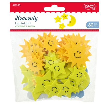 Creative & hobby - Accesorii craft - AD095 Luminatori spuma autoadeziva DACO