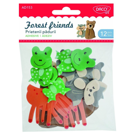 Accesorii Craft - Accesorii craft - AD153 Prietenii padurii spuma DACO
