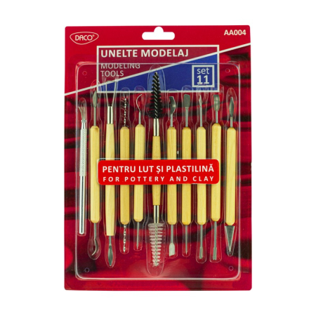 Accesorii Modelaj - Accesorii modelaj - Unelte modelaj Set 11 DACO