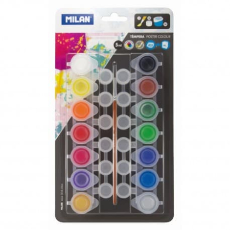 Materiale Pictura - Acuarele Guasa 14 Culori Milan