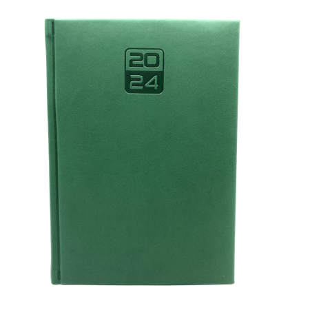 Agende - Agenda datata Tucson 2024, format A5, 352 pagini, culoare verde