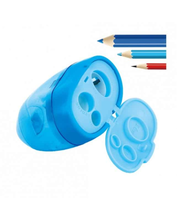 Ascutitori - Ascutitoare Keyroad Tris Jumbo, plastic 3 orificii, cu rezervor