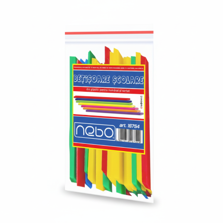 Betisoare scolare din plastic, 100 buc/punga [2]