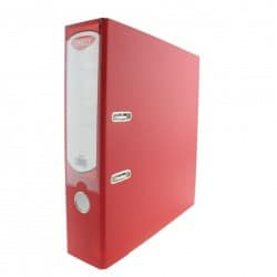 Bibliorafturi - Biblioraft plastifiat 75MM DACO Rosu BP175R