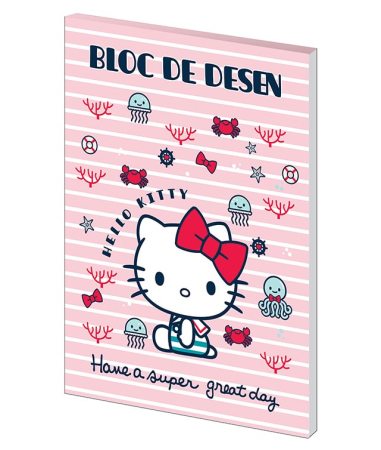 Blocuri de desen - Bloc desen A4 160g 16 file Hello Kitty