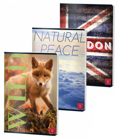 Caiete - Caiet A4 60 file Velin Coperta Policromie