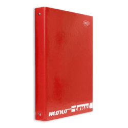 Caiete Mecanice - Caiet mecanic laminat 4 inele A4 Rosu