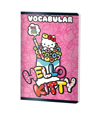Caiete Scolare - Caiet Vocabular 24 file Hello Kitty