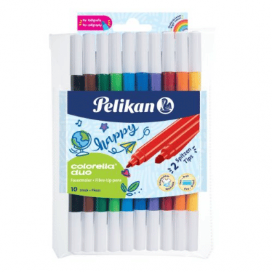 Carioci - Carioca Colorella Duo Pelikan set 10 culori C407