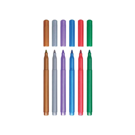 Carioca culori metalice, 6 Buc/Set - SC1382 S-COOL [1]