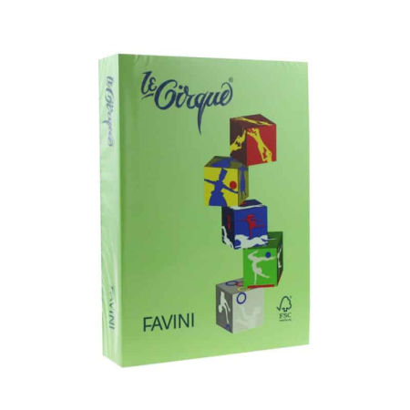 Hârtie & Produse din Hârtie - Carton Color 160G/MP A4 Verde Iarba - Favini (203)