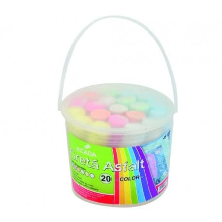 Cretă școlară - Creta asfalt 20/cut ECADA