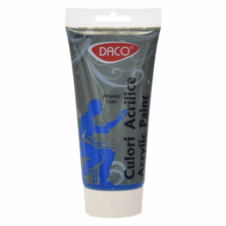 Materiale Pictura - Culori Acril 200ml Albastru Cyan