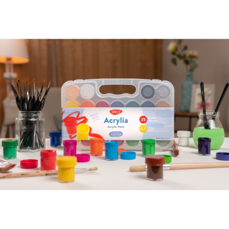 Culori acril 25 culori 20 ml Acrilia DACO [2]
