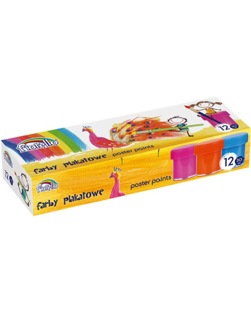 Culori Tempera - Culori tempera guase 12 culori/set x 20ml