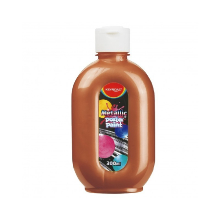 Culori Tempera - Culori tempera Keyroad, 300ml,CUPRU METALIZAT