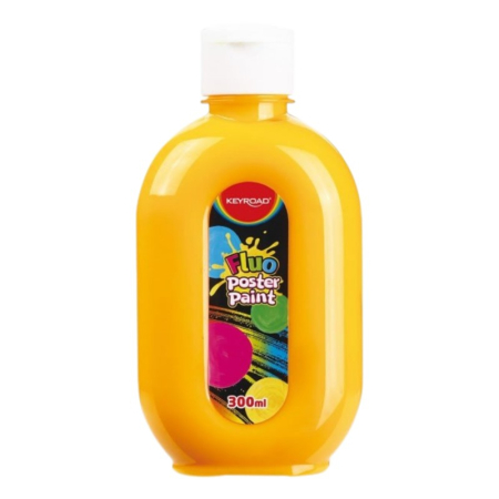 Culori Tempera - Culori tempera Keyroad, 300ml,PORTOCALIU FLUO
