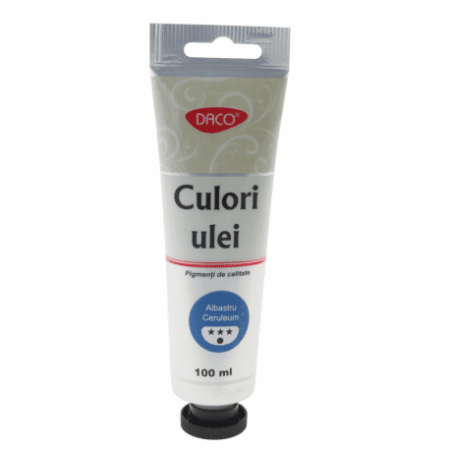 Culori Ulei - Culori ulei, 100 ml Albastru Ceruleum